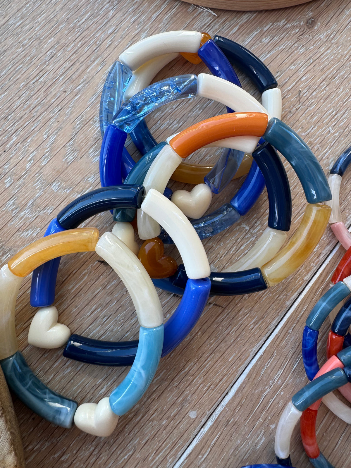 Bracelet enfant ton bleu