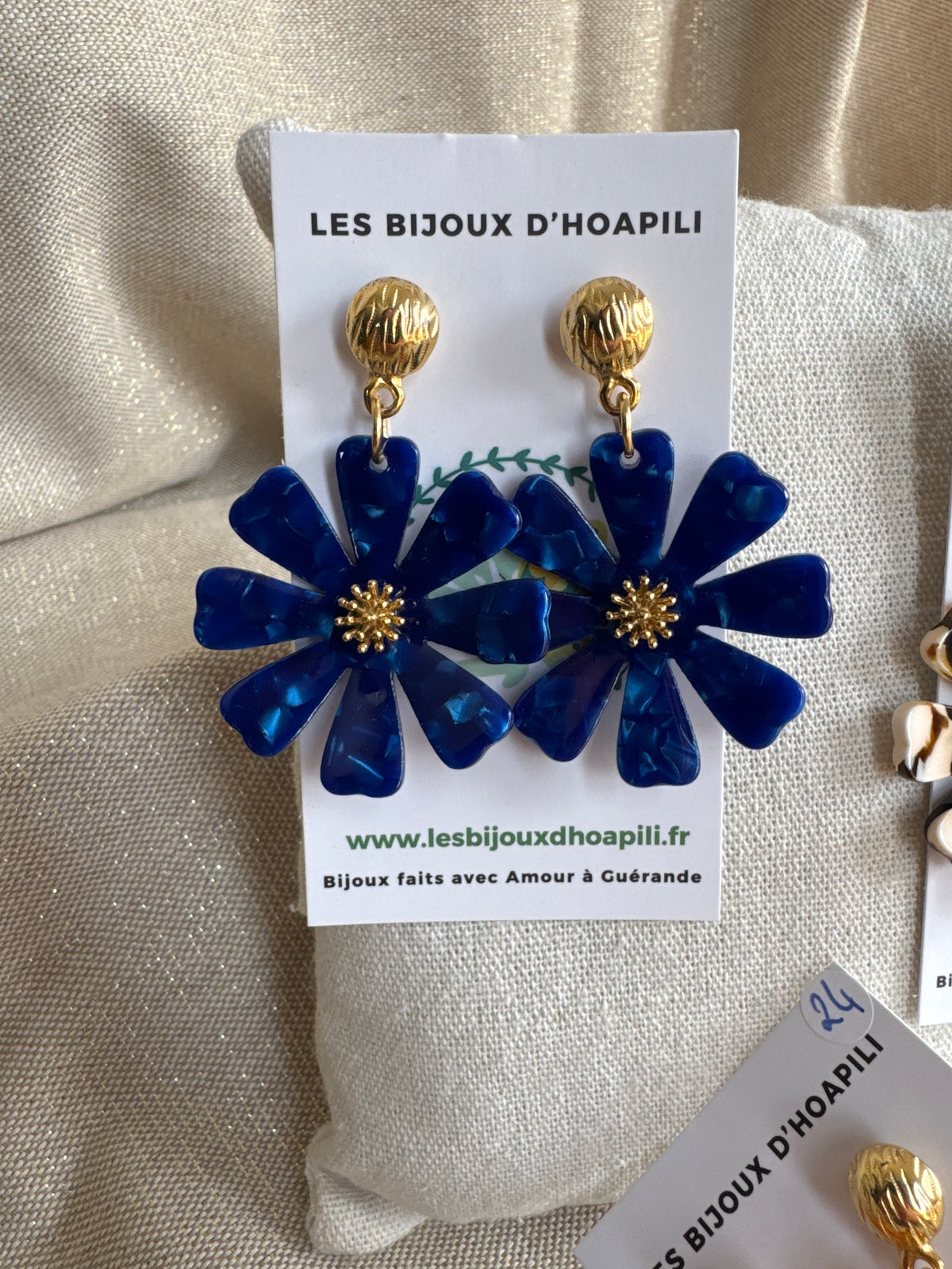 Boucles d’oreilles Margaret clous ronds