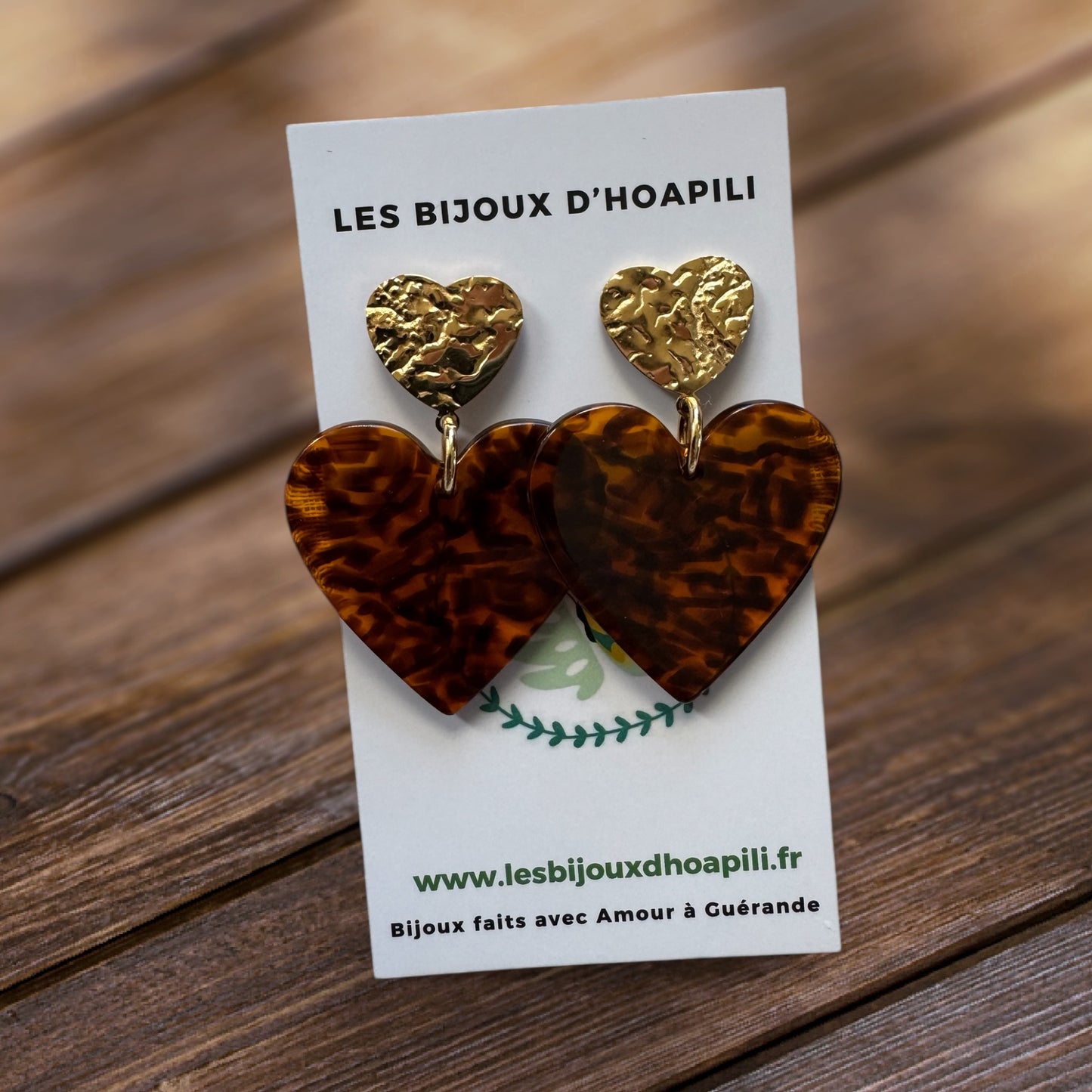 Boucles cœurs chics