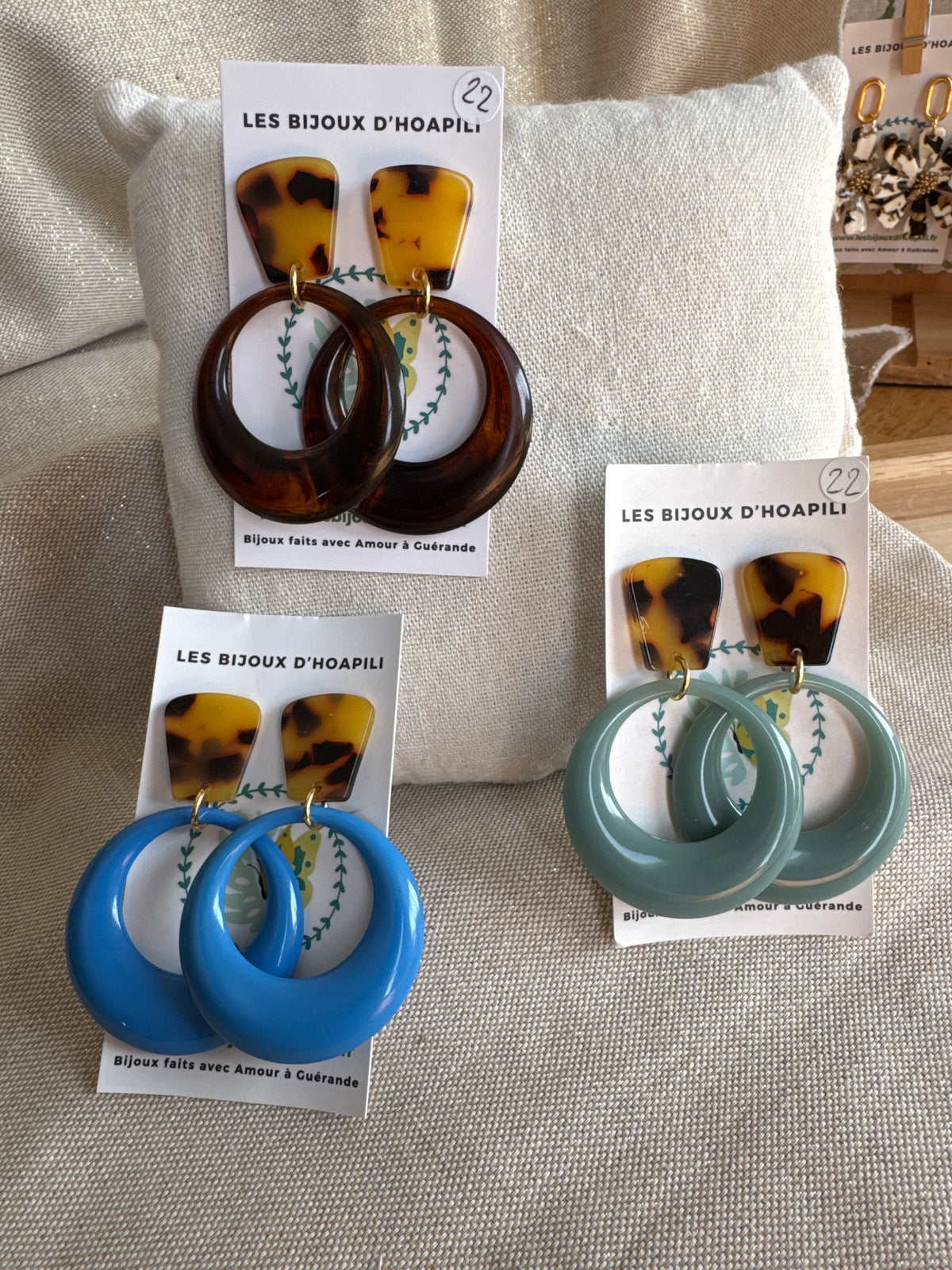 Boucles d’oreilles Clotilde