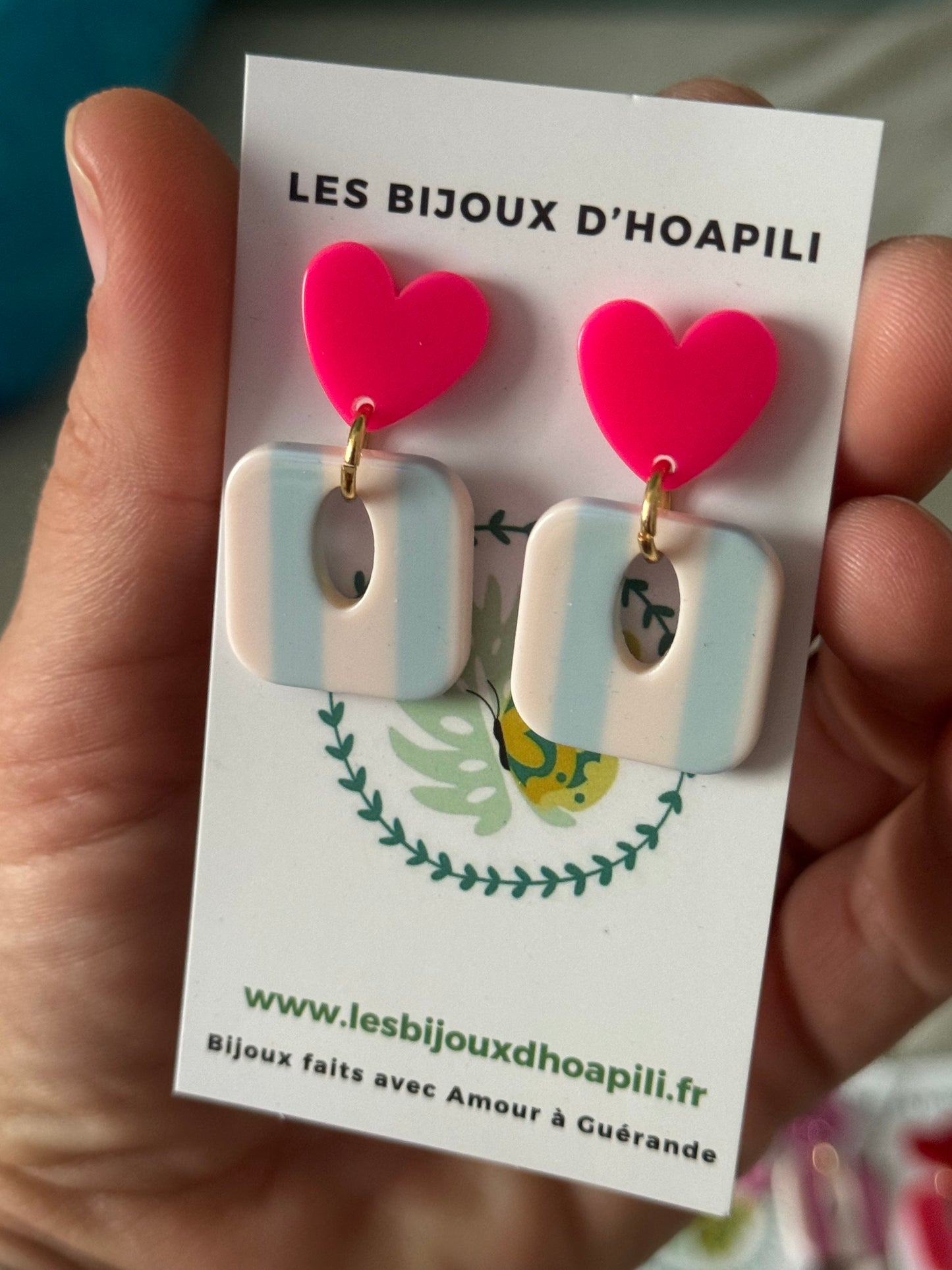 Boucles d’oreilles « Léamour »