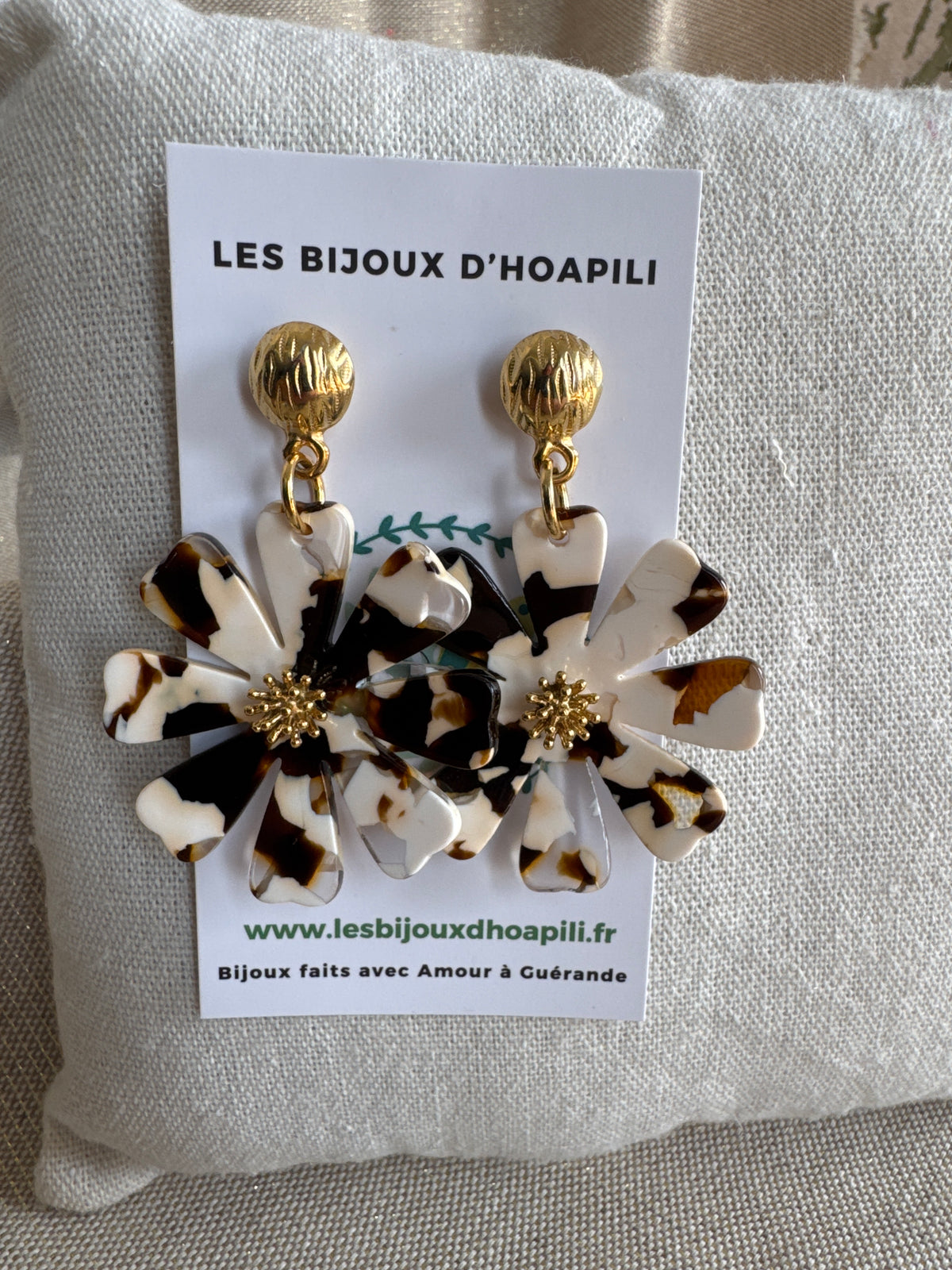 Boucles d’oreilles Margaret clous ronds