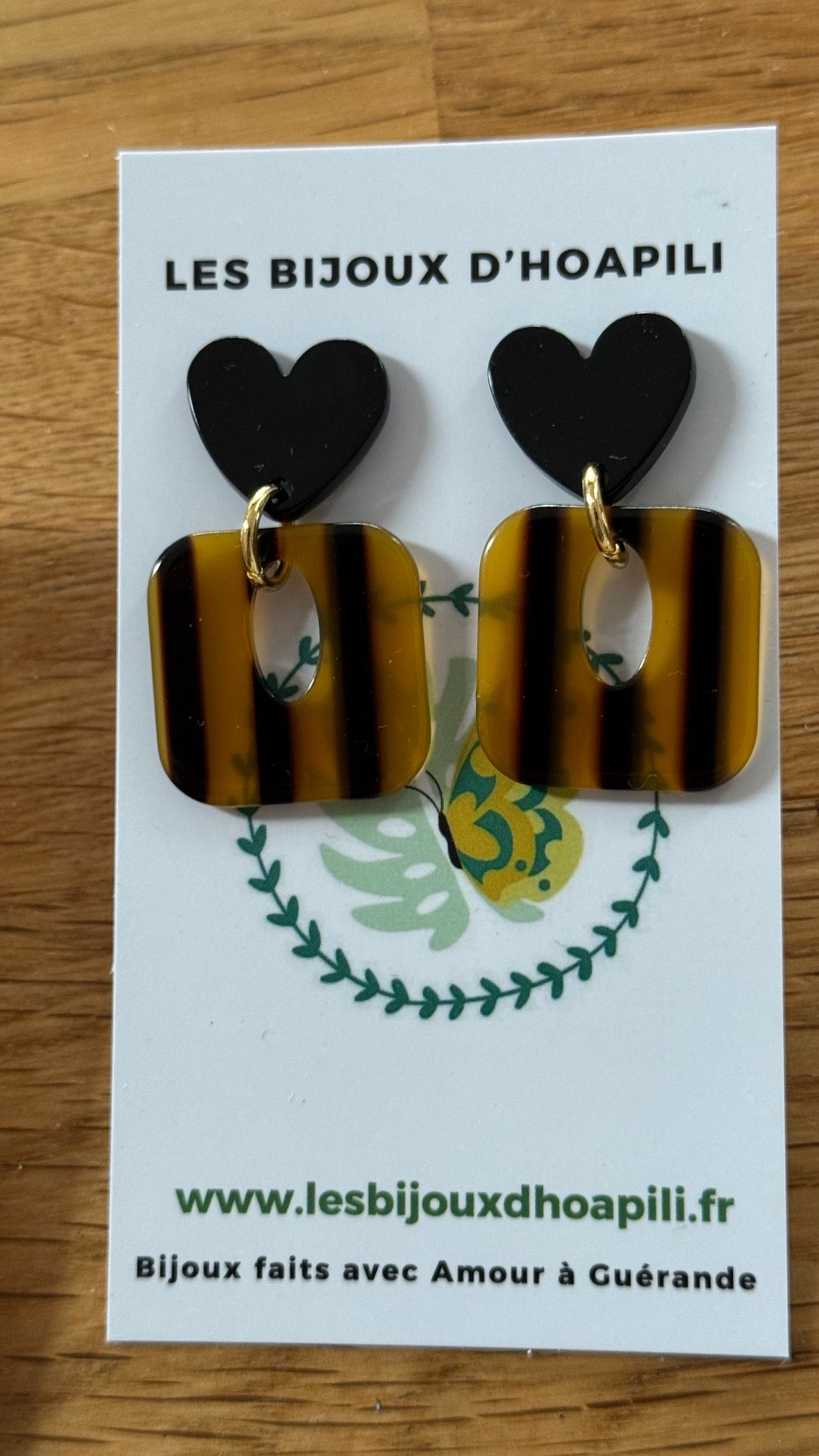 Boucles d’oreilles « Léamour »