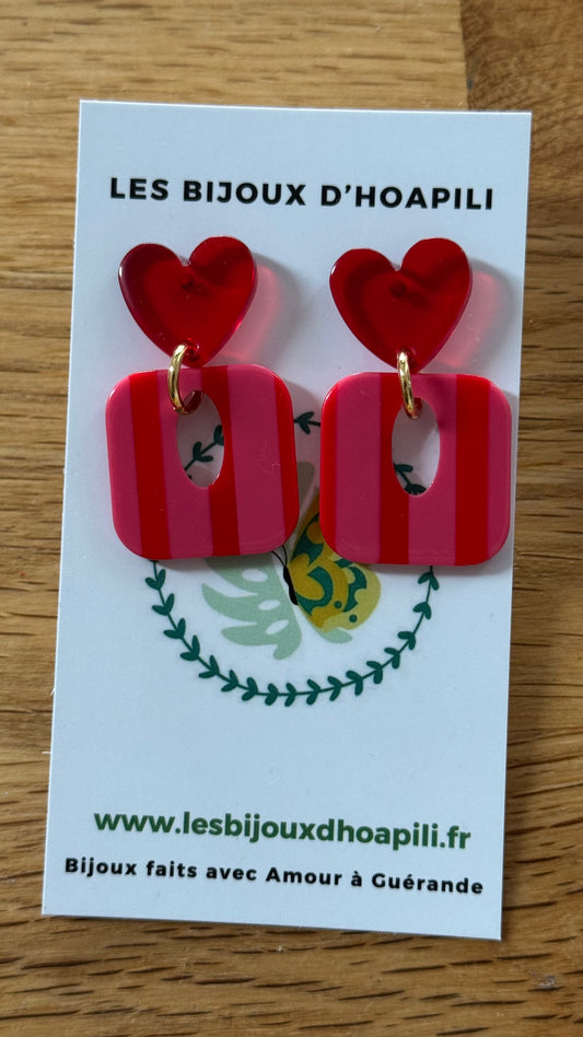 Boucles d’oreilles « Léamour »