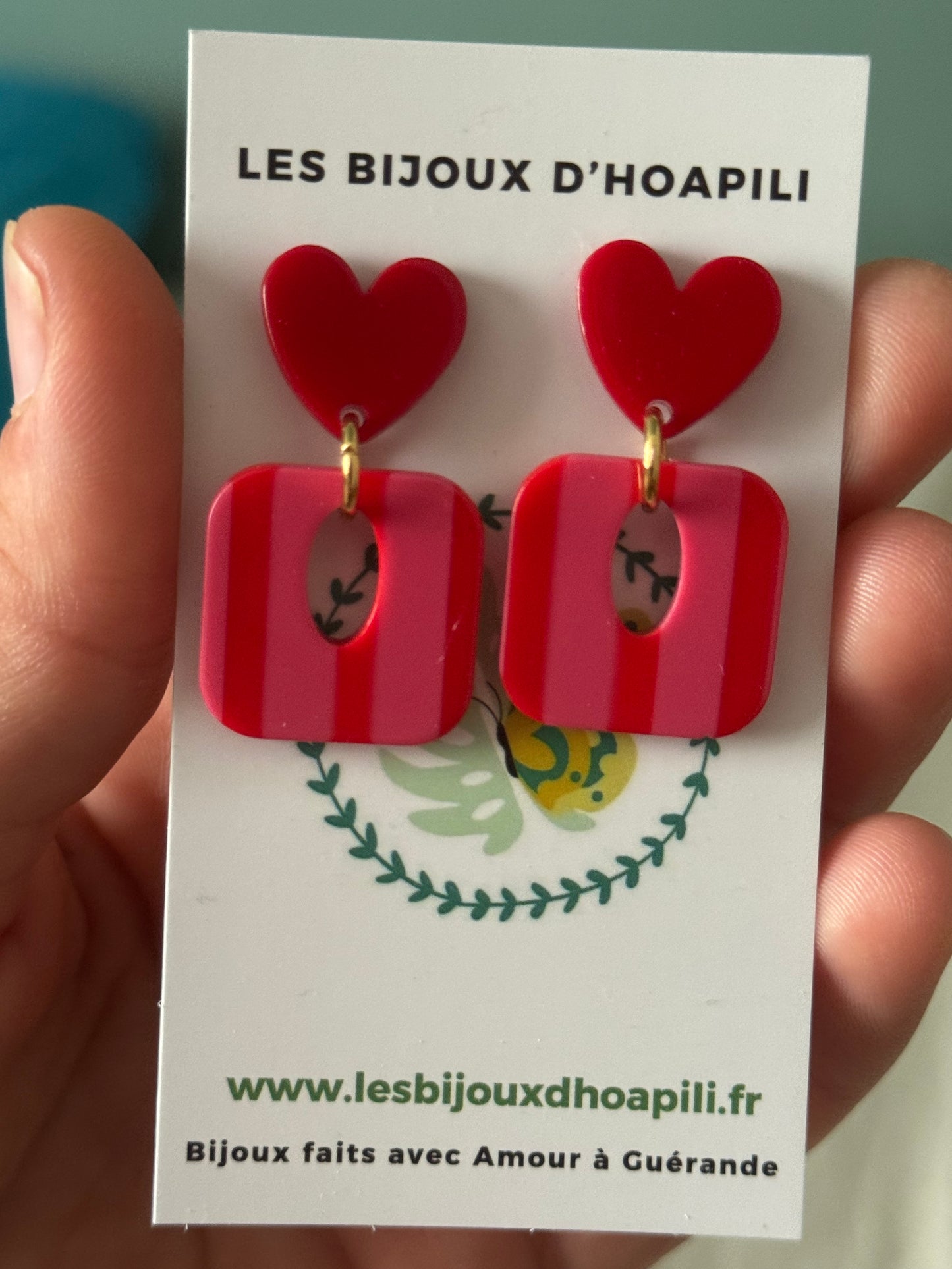 Boucles d’oreilles « Léamour »