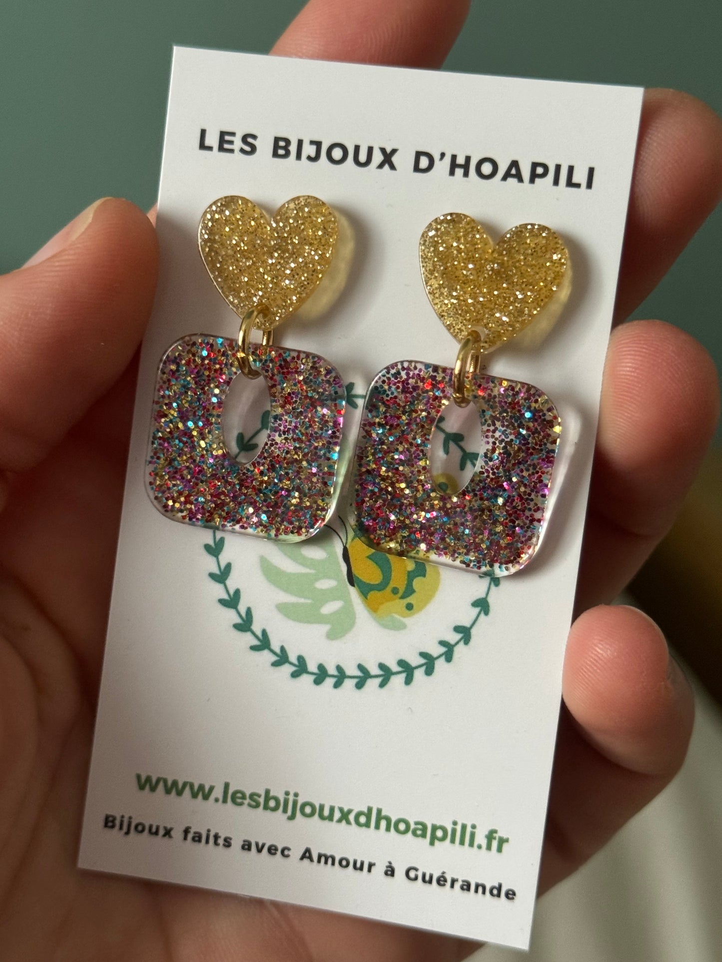 Boucles d’oreilles « Léamour »
