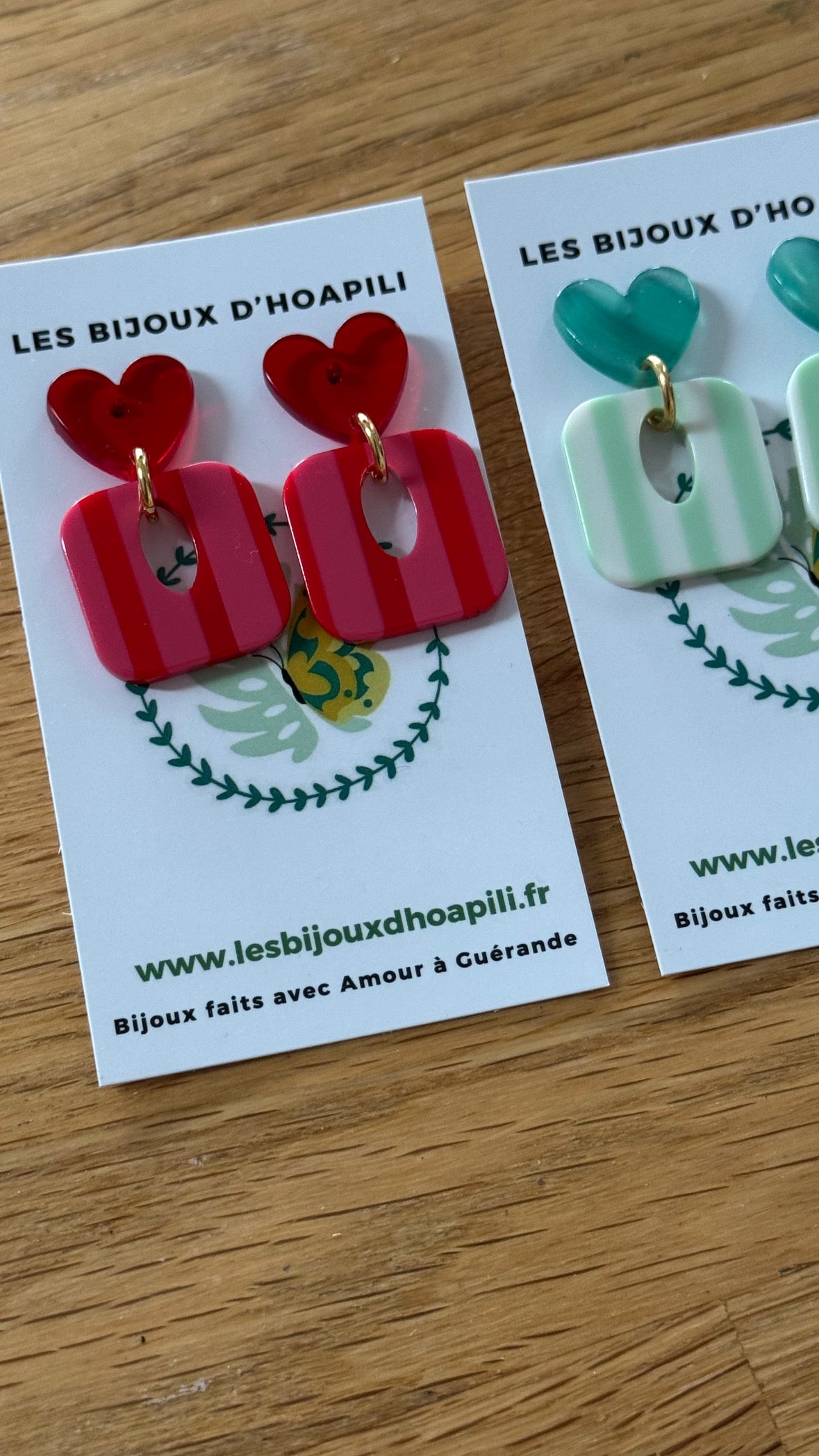 Boucles d’oreilles « Léamour »