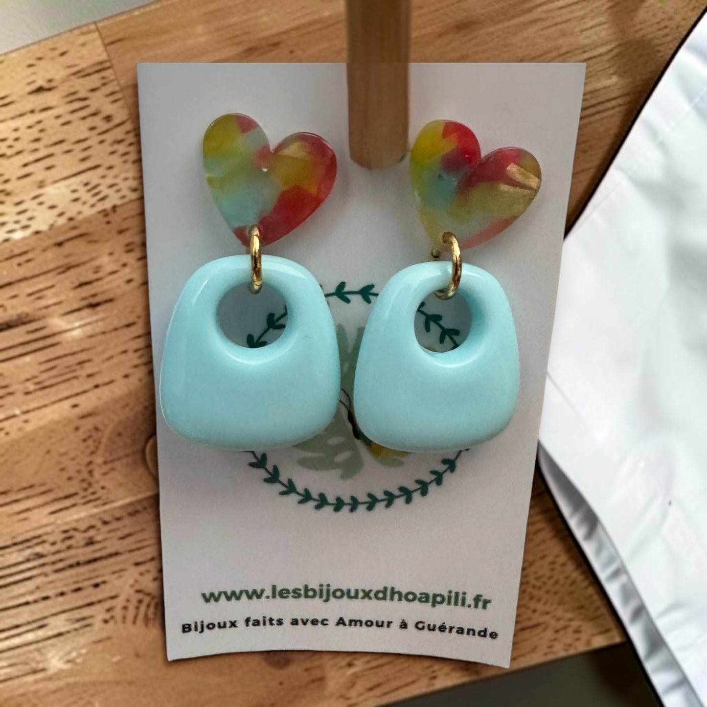 Boucles d’oreilles « Pop d’Amour »
