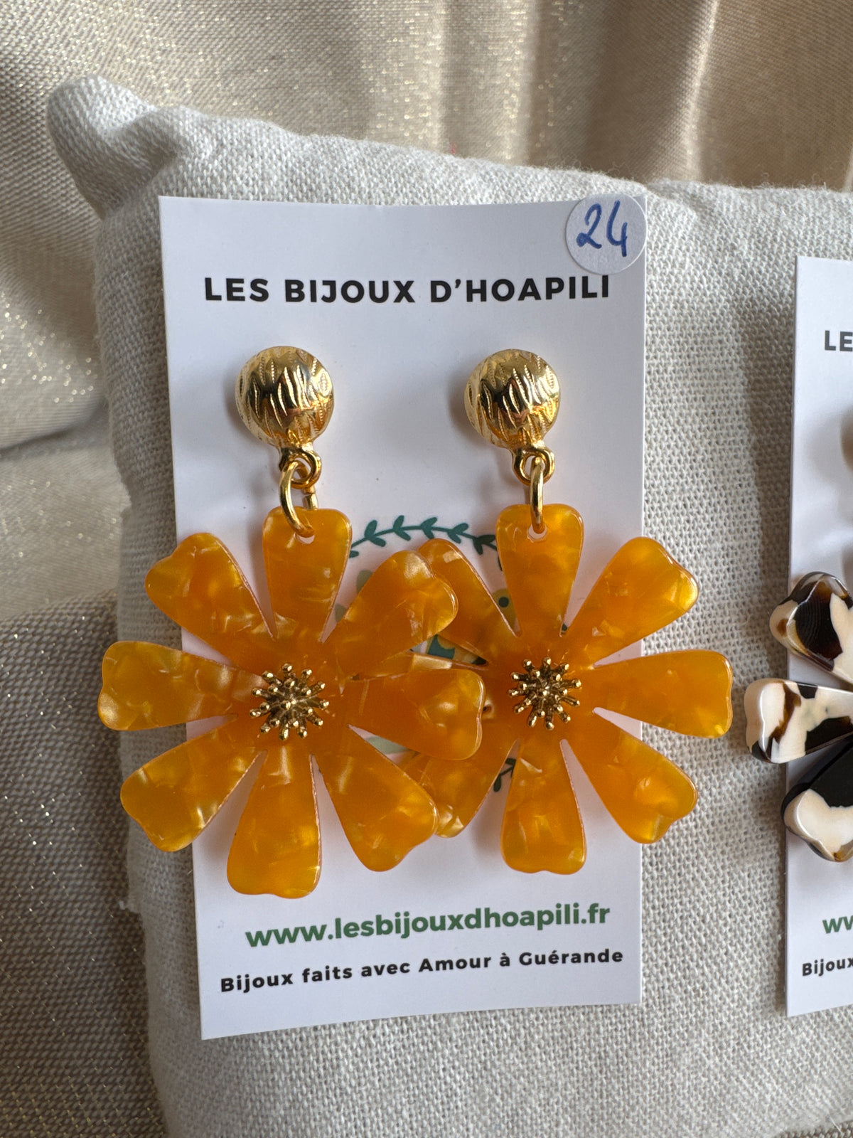 Boucles d’oreilles Margaret clous ronds