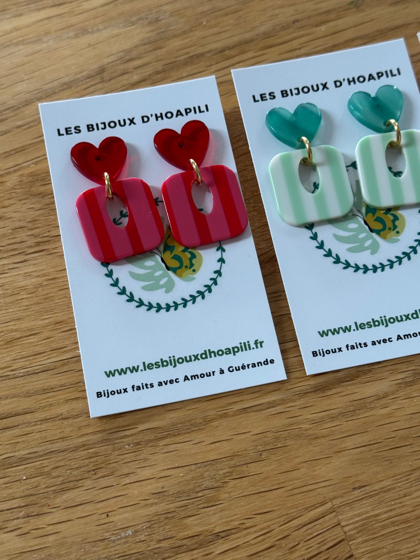 Boucles d’oreilles « Léamour »