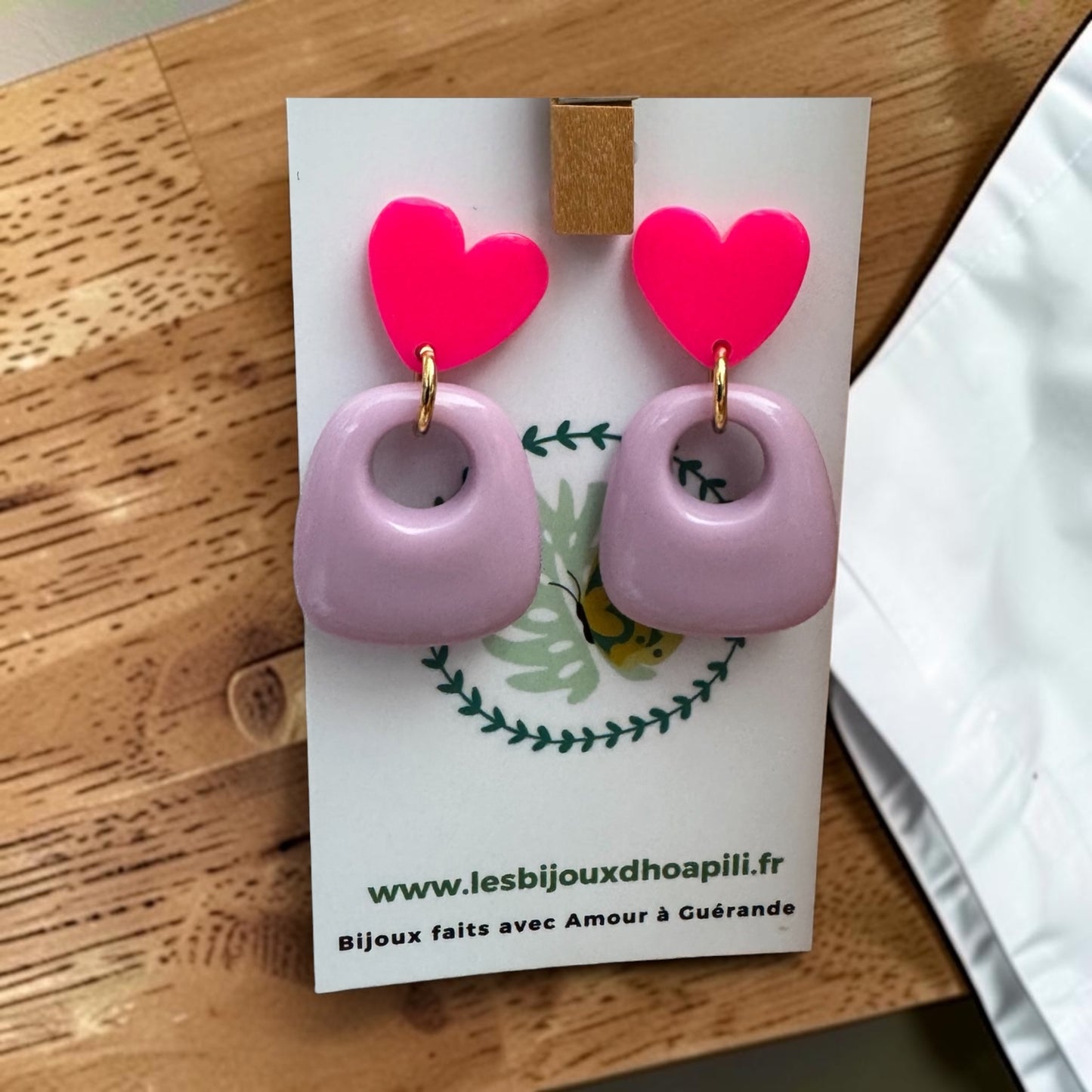 Boucles d’oreilles « Pop d’Amour »