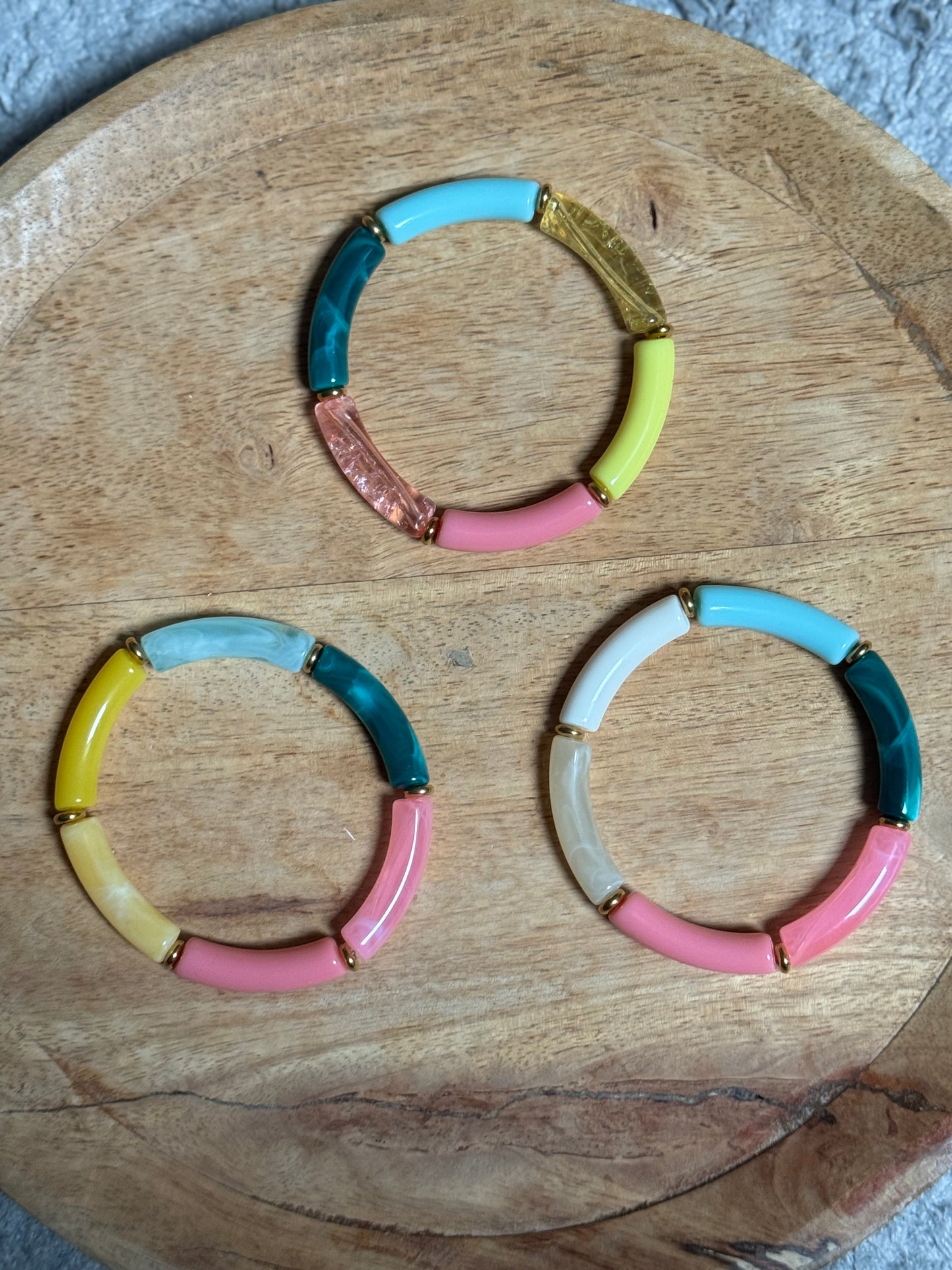 Bracelets Joncs Tendances - multicolores