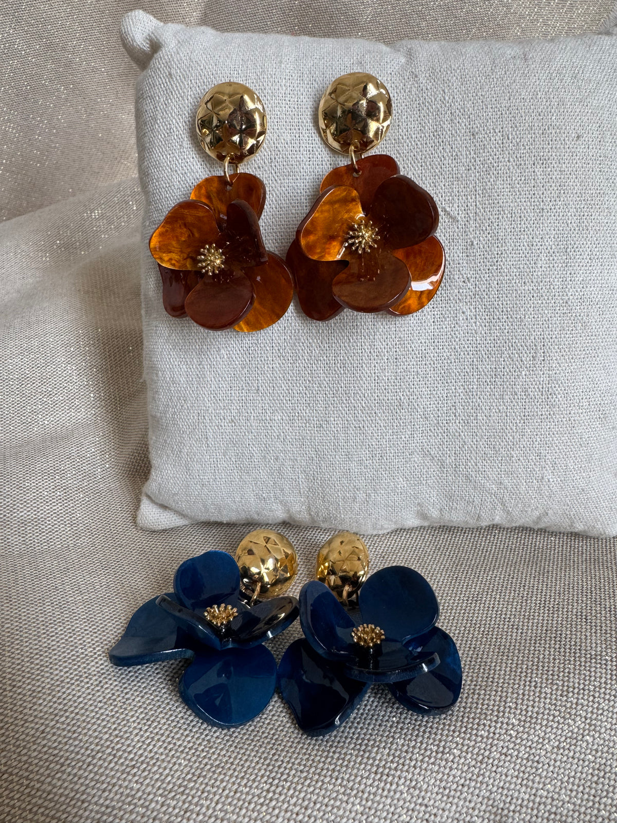 Boucles d’oreilles pétales