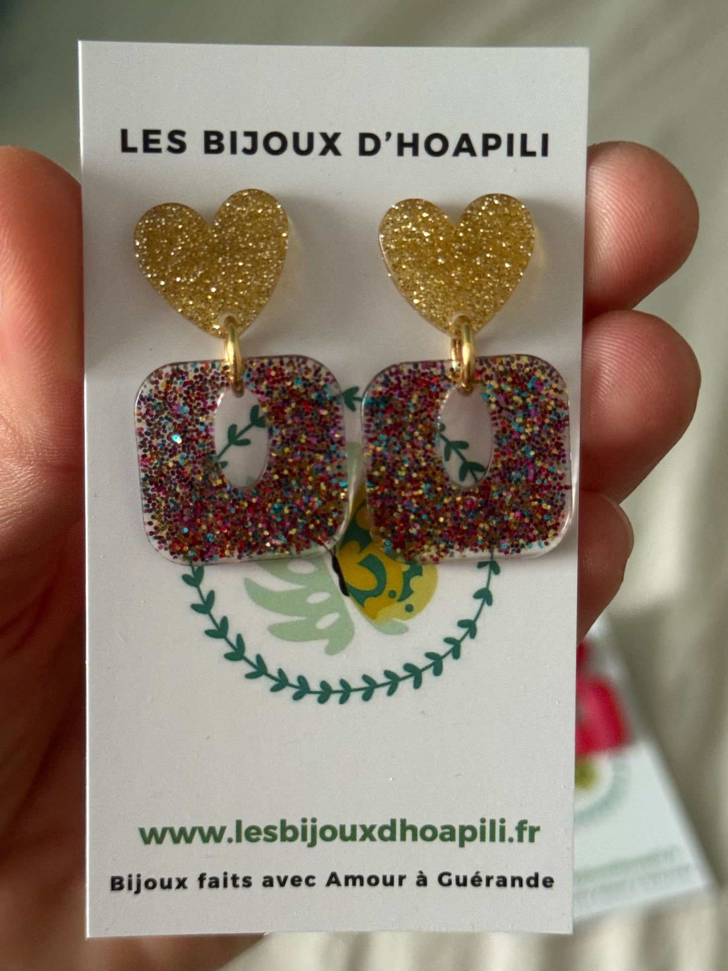 Boucles d’oreilles « Léamour »