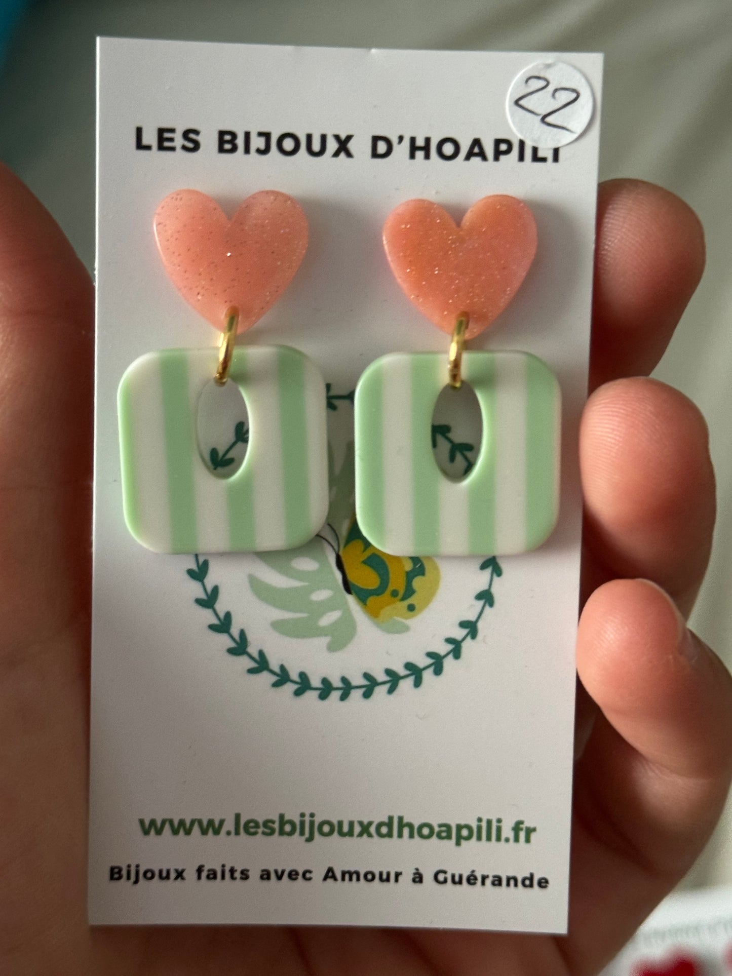Boucles d’oreilles « Léamour »