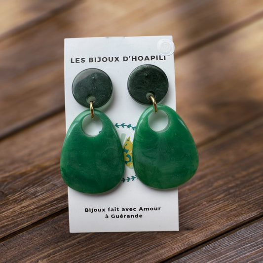 Boucles design vert