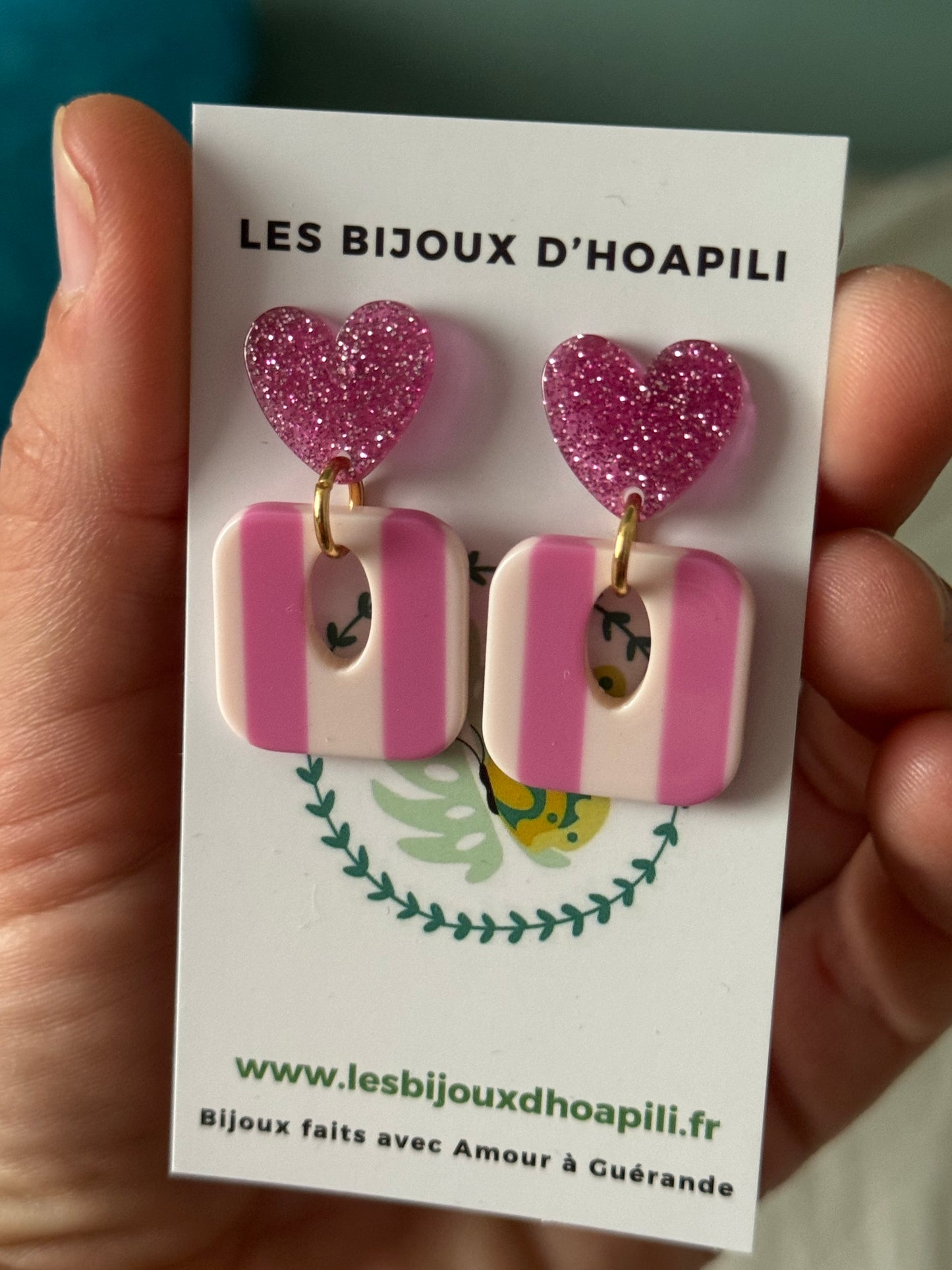 Boucles d’oreilles « Léamour »