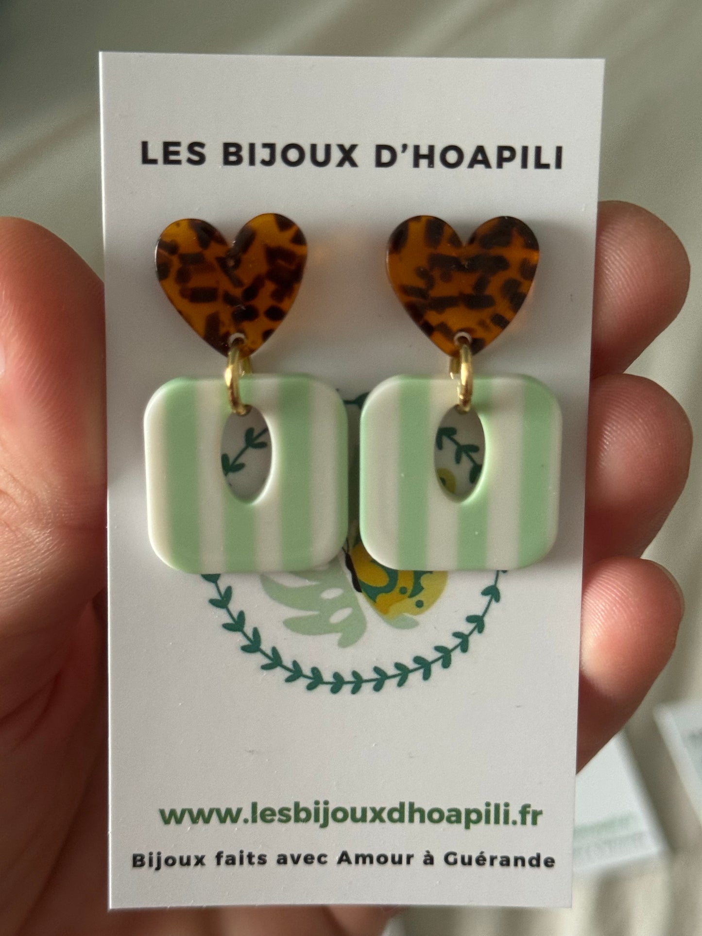 Boucles d’oreilles « Léamour »