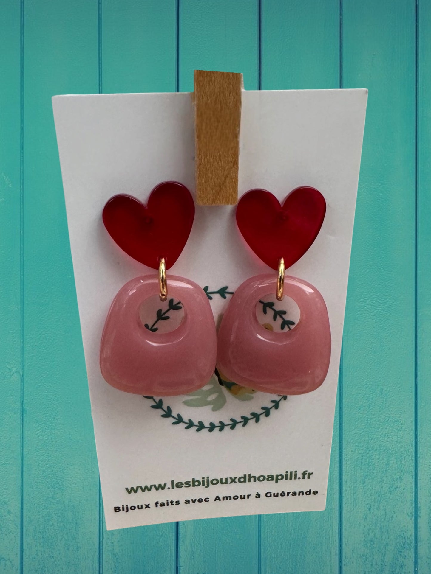 Boucles d’oreilles « Pop d’Amour »